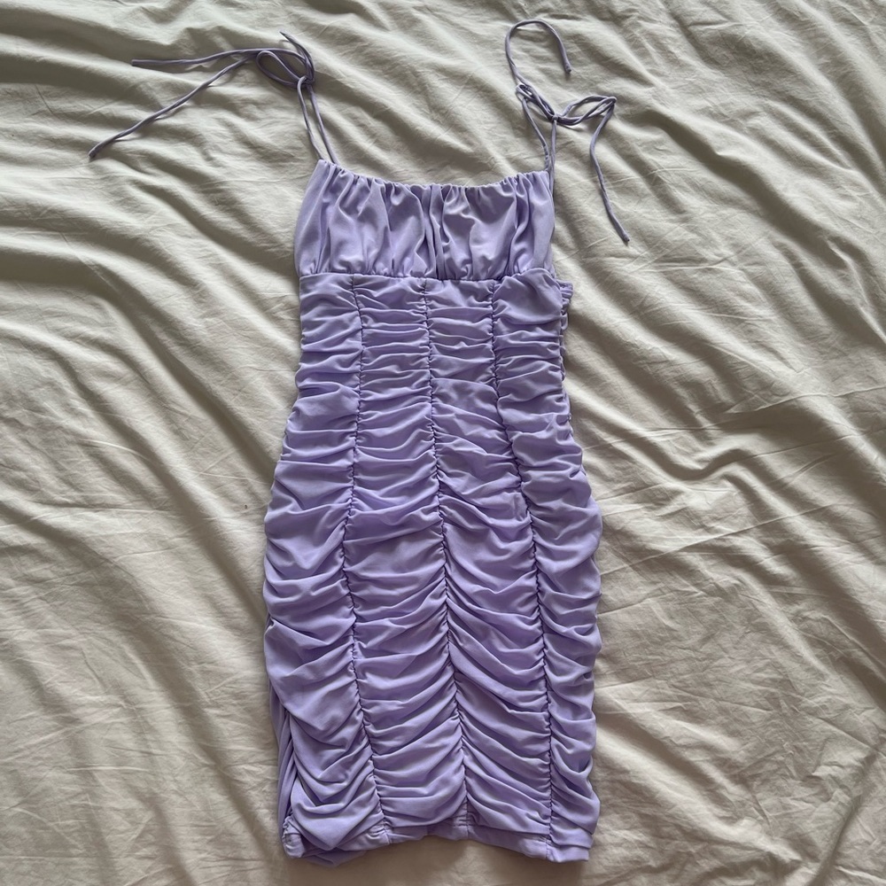 hello molly ruched dress